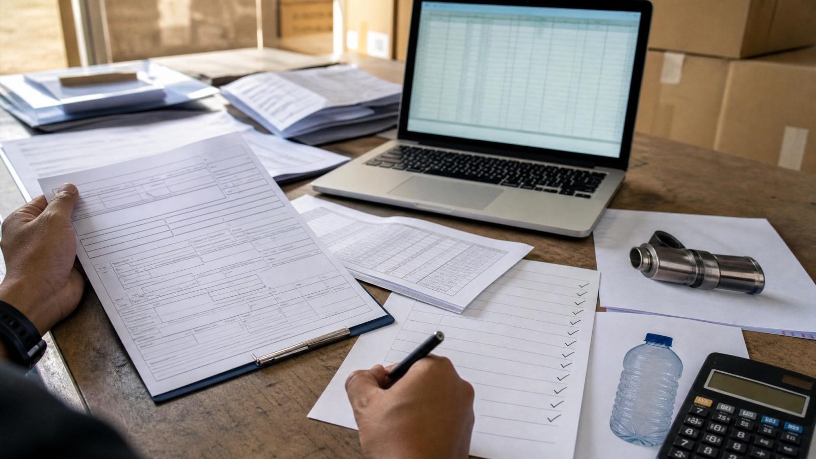 Uraian barang PIB diperiksa bersama invoice, packing list, checklist, dan contoh barang impor