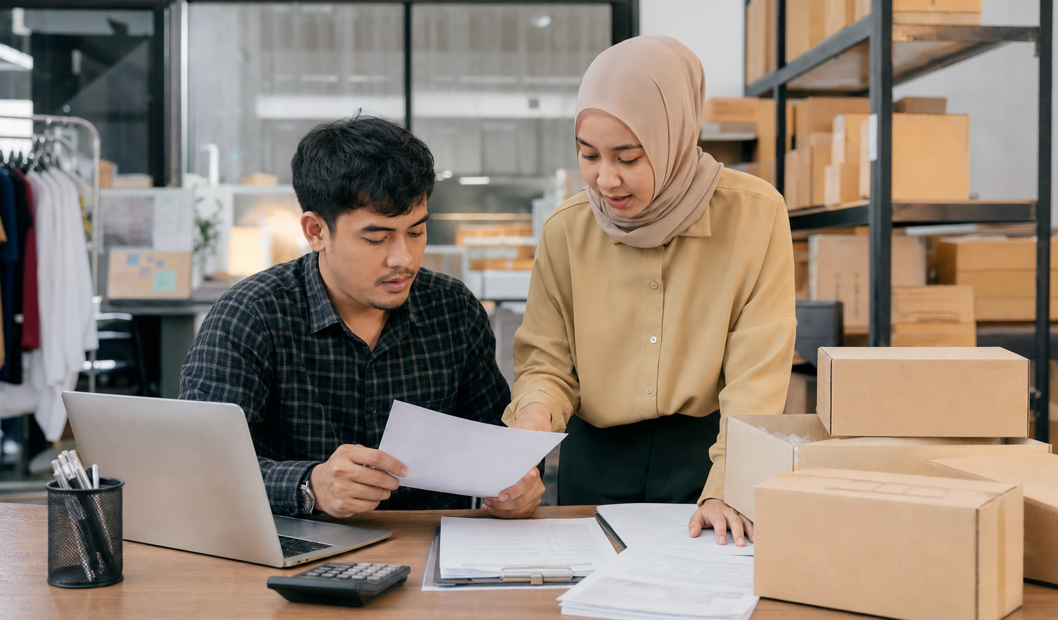 Ilustrasi editorial netral kepabeanan dan logistik untuk Checklist Dokumen Impor Retail Bernilai Tinggi agar Kewajiban Kepabeanan Tidak Tertinggal