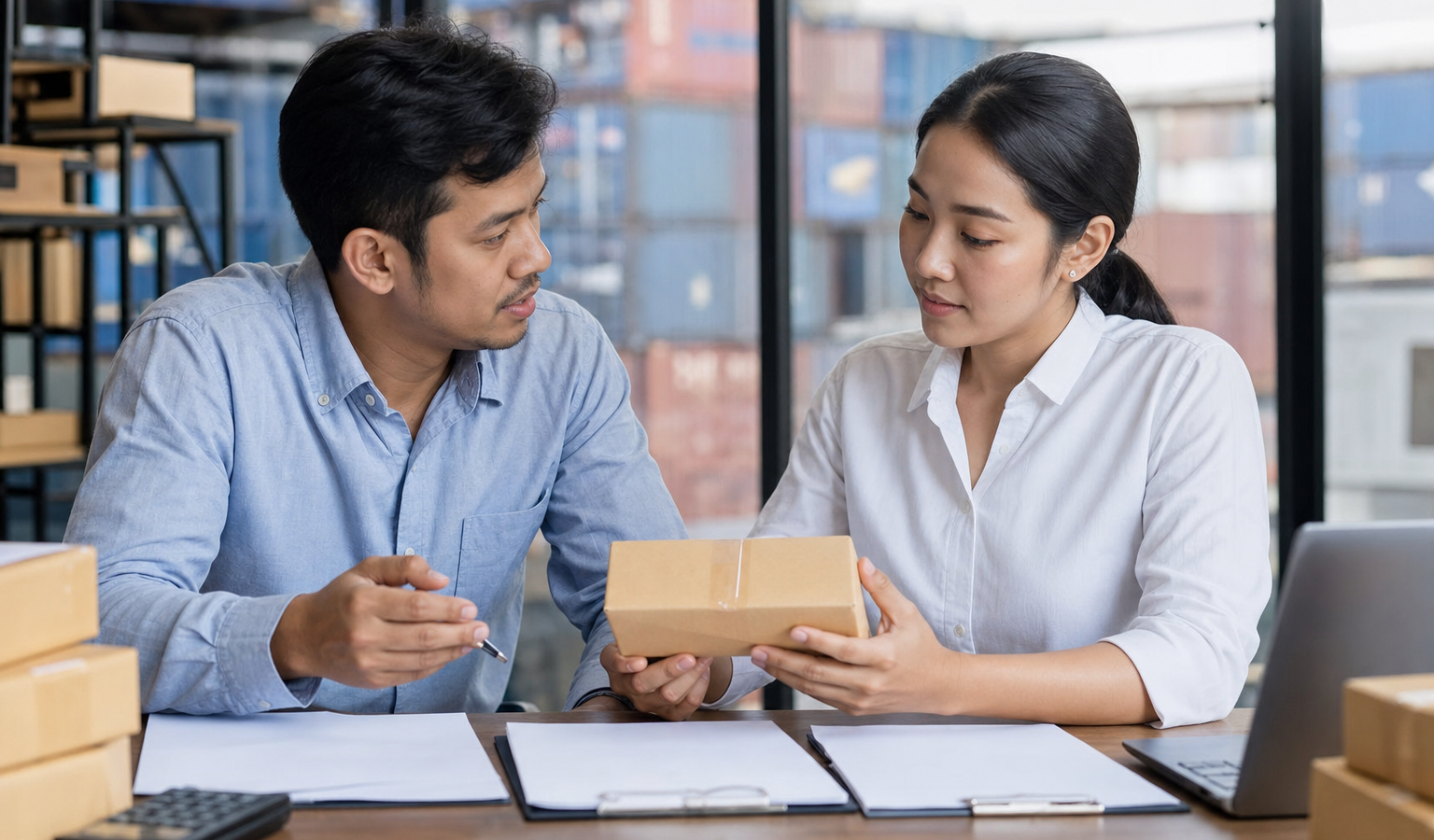 Ilustrasi logistik netral untuk Barang Kiriman vs Barang Dagangan: Perbedaan Aturan dan Pajak